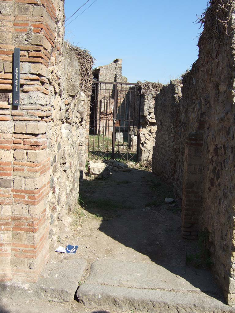 Vii Pompeii September Entrance On Vicolo Storto Looking